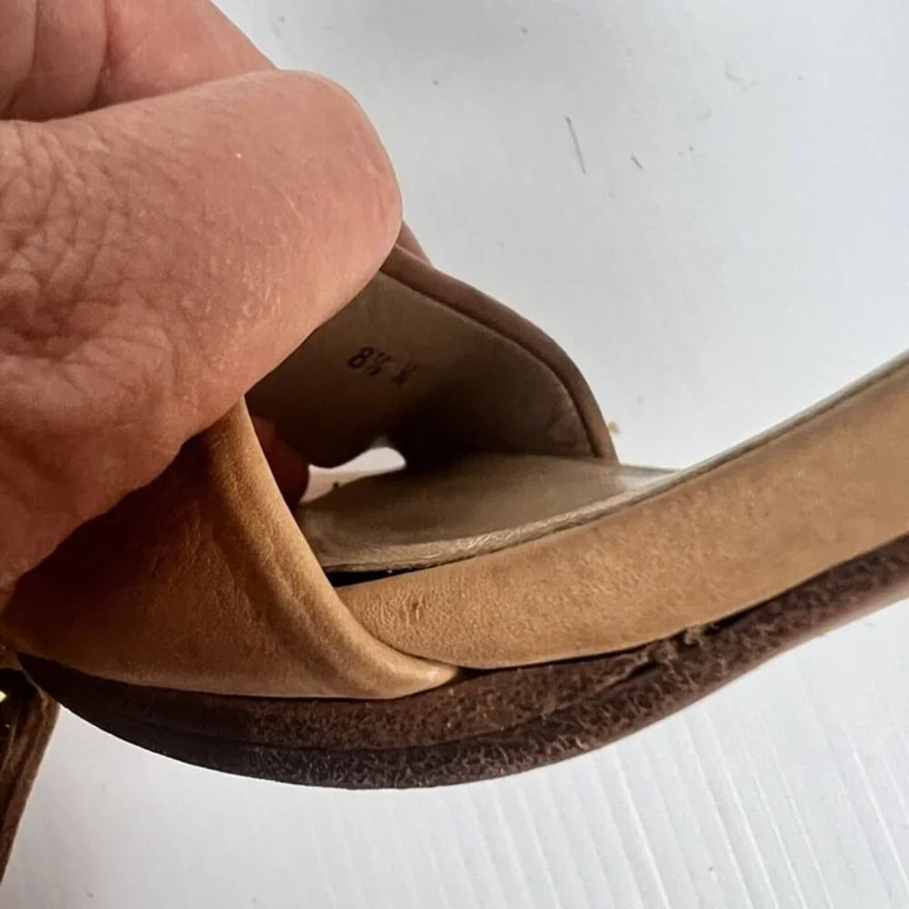 Stuart Weitzman Tan Sandals - Picture 9 of 9